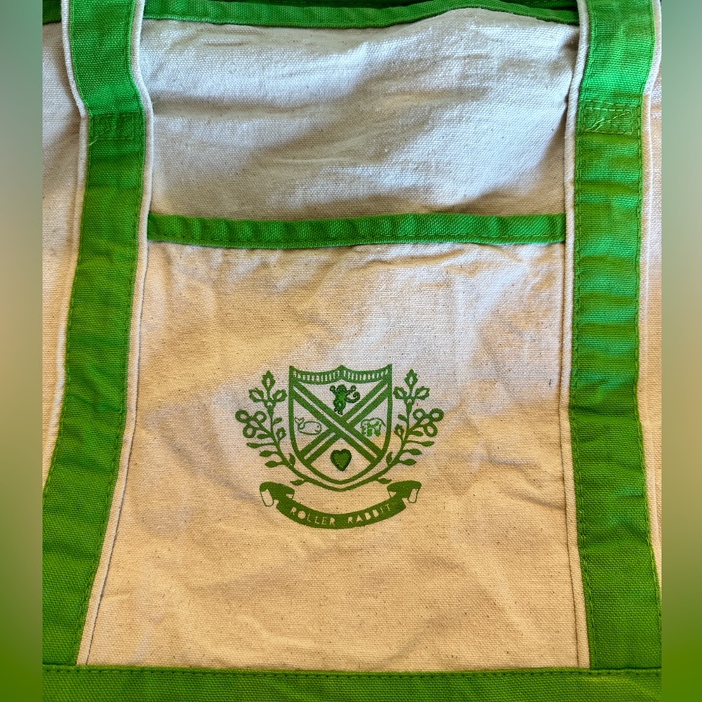 Roller Rabbit Canvas Tote